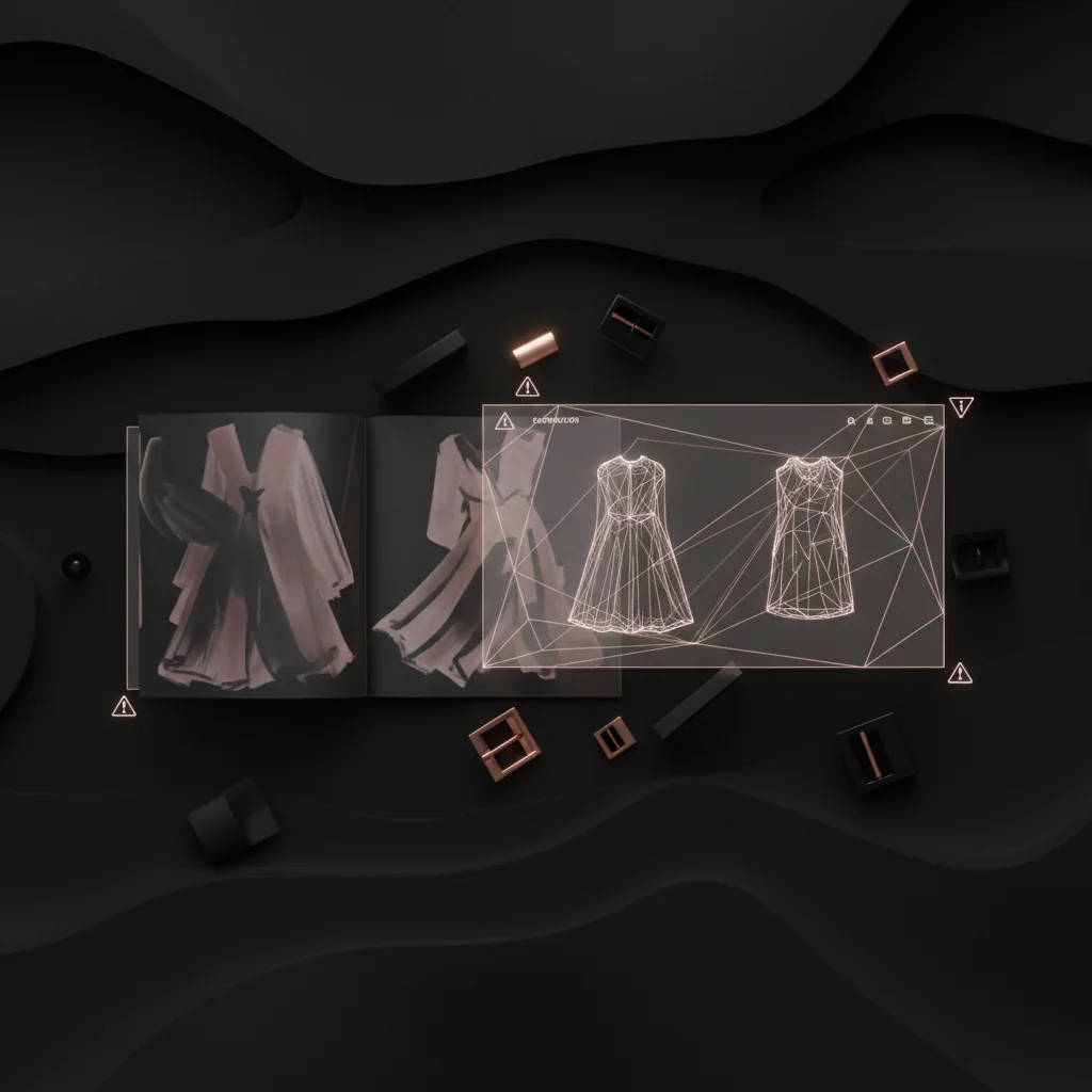 RunwayRank illustration: fashion collection pages crawl budget audit scene — runwayrank.com
